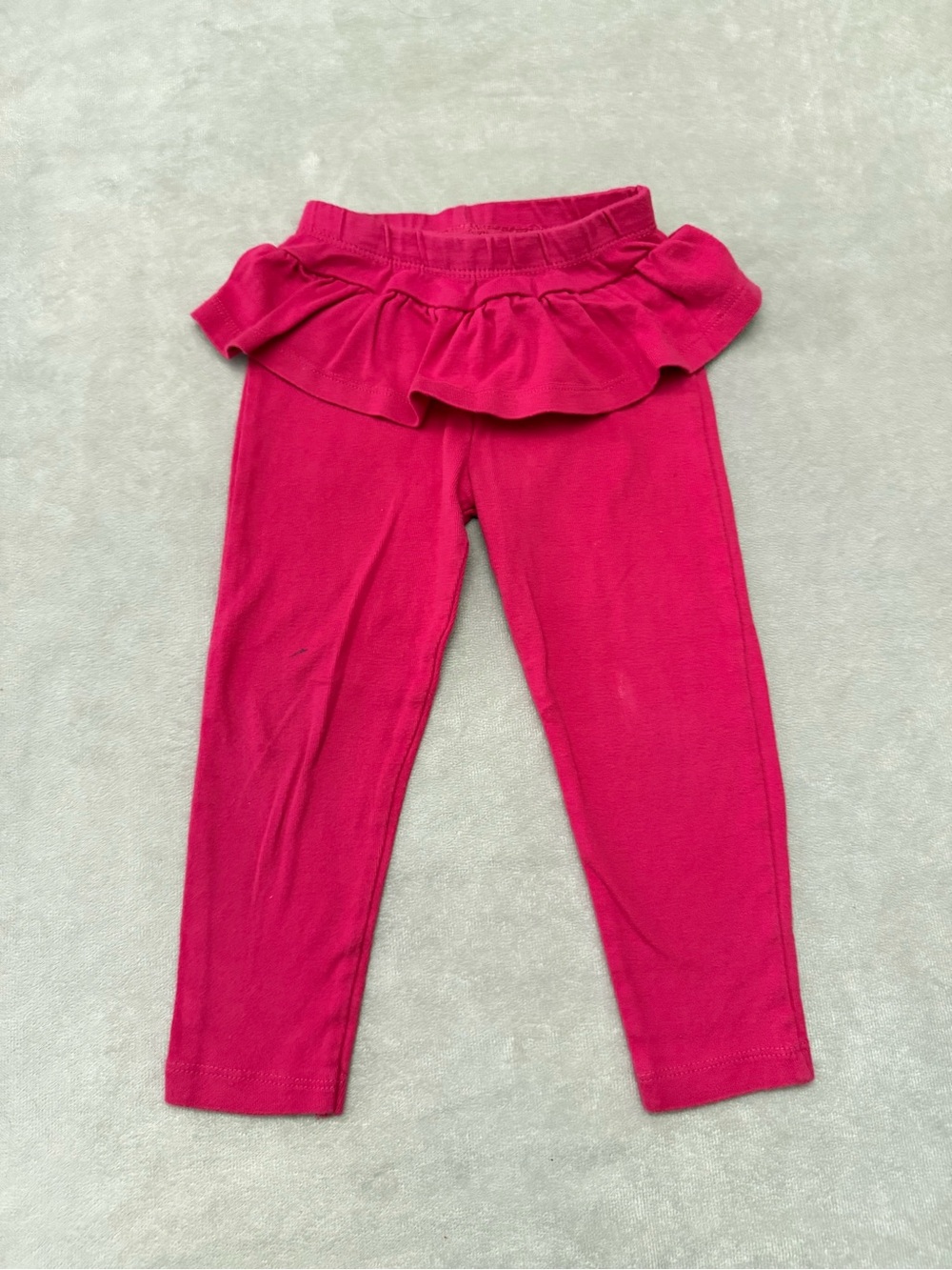 Lamaze Toddler Girls Ruffle Leggings Pink Organic Cotton Size 24 Months